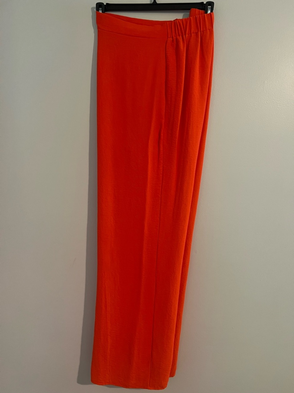 Fashion Nova Orange Two-Piece Blouse and Palazzo Pull-on Elastic Pants Set - Picture 4 of 6